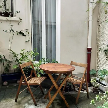 Апартаменты Duplex And Private Patio At Eiffel Tower